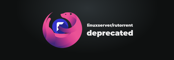 Docker linuxserver/rutorrent deprecated, what I have done!
